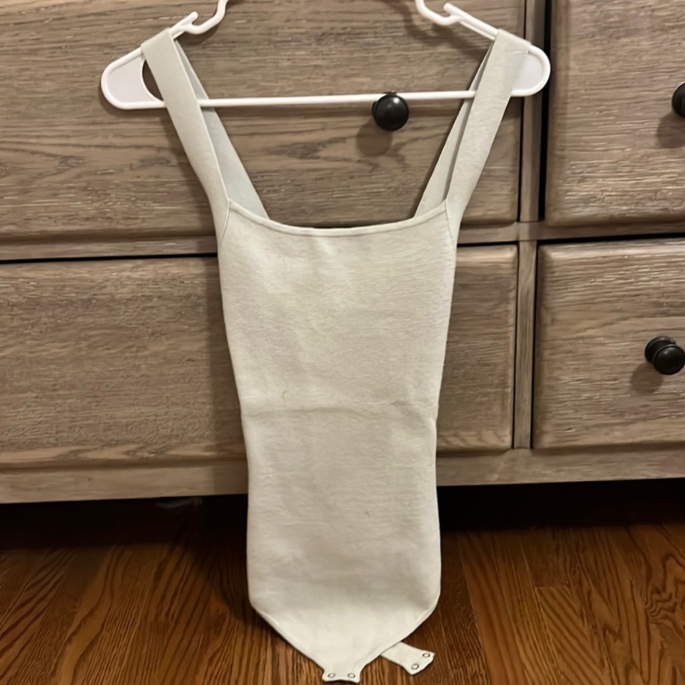 Abercrombie light green sweater bodysuit tank